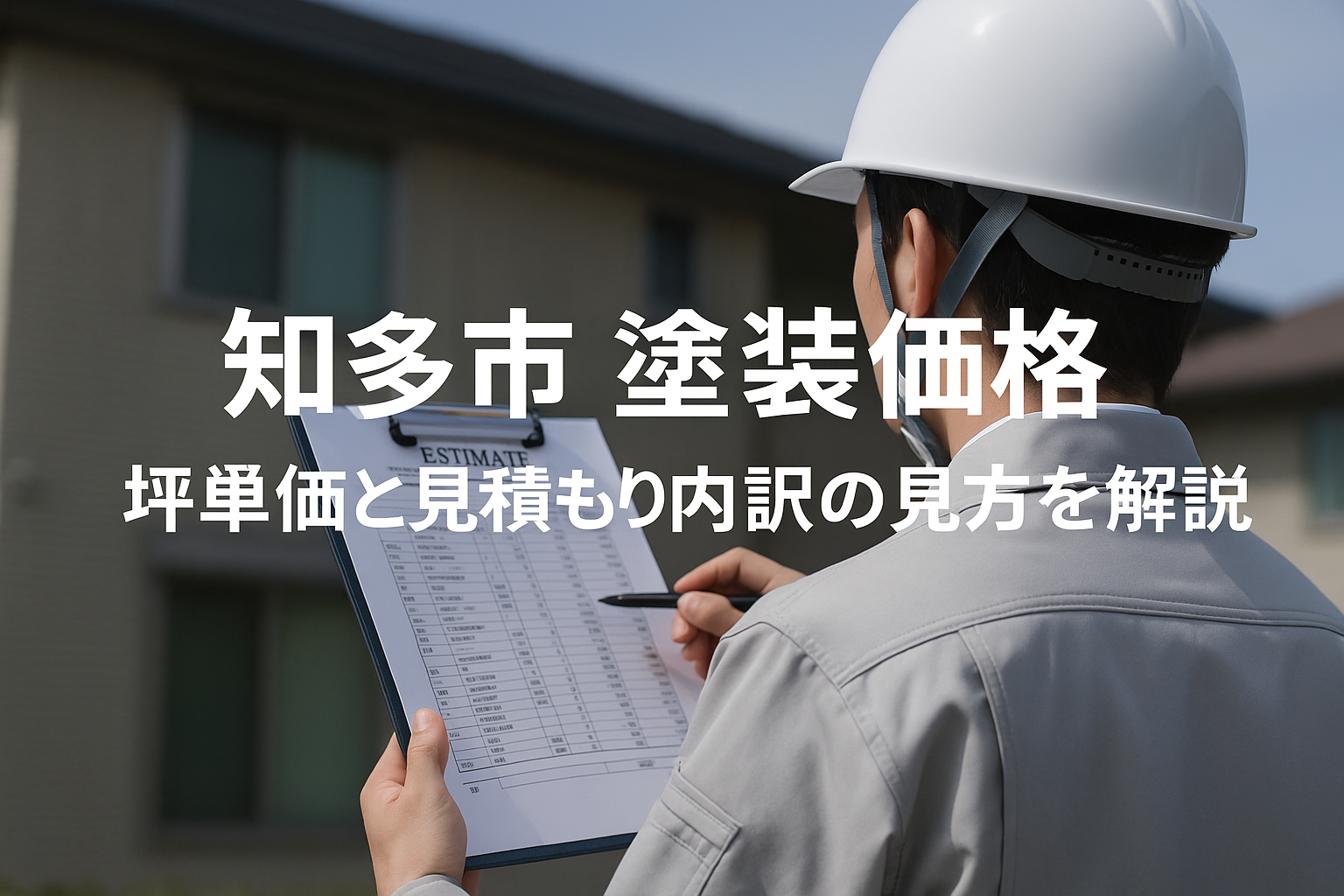 知多市で塗装価格と見積もり内訳を解説するアイキャッチ画像